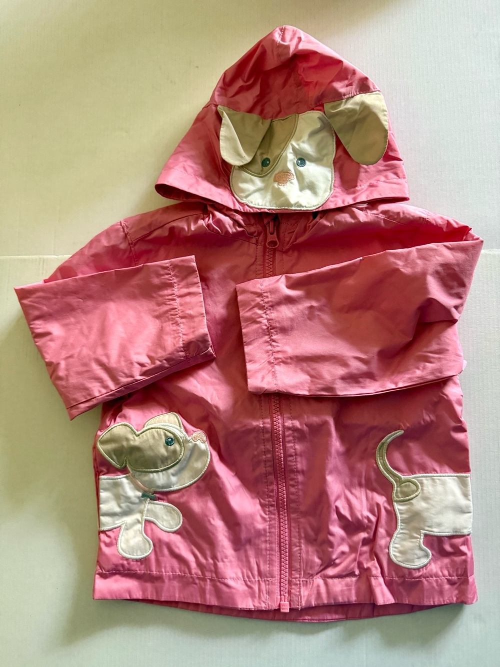 London Fog Kids Pink Hooded Puppy Jacket